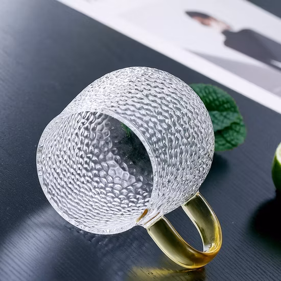 耐熱ホウケイ酸二重壁ワインビール飲料水紅茶ミルクコーヒーガラスマグカップガラス製品ホットとコールド用